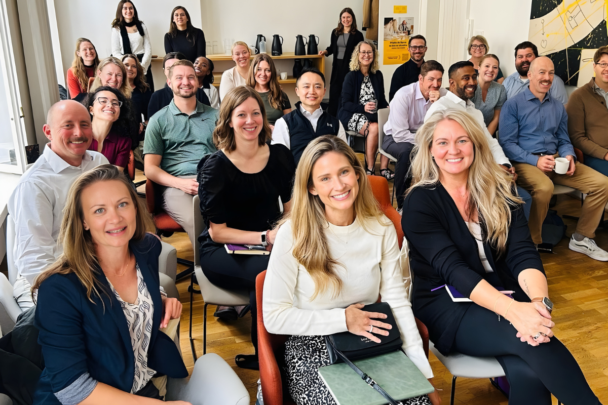 group photo of Health Care MBA cohort 