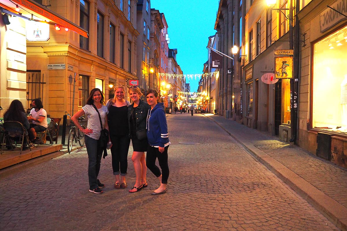 Students studying abroad