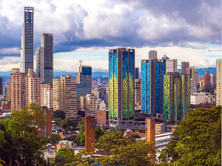 Colombia skyline