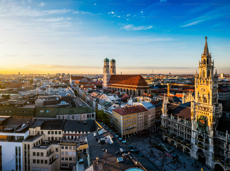 European city skyline